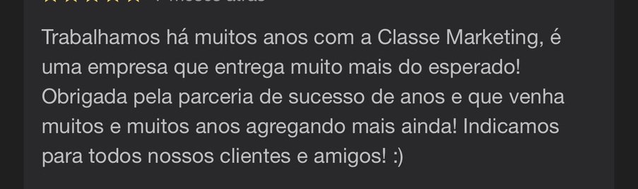 Comentário no Instagram dizendo que o sonho que estava no coração se tornou visível